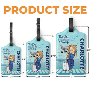 Not All Those Who Wander Are Lost - Travel Personalized Custom Luggage Tag - Holiday Vacation Gift, Gift For Adventure Travel Lovers