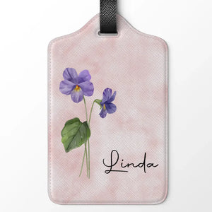 May You Blossom Like A Flower - Bestie Personalized Custom Luggage Tag - Holiday Vacation Gift, Gift For Best Friends, BFF, Sisters