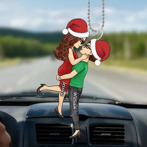 Custom Acrylic Ornament - Personalized Anniversary Christmas Wedding Gifts For Husband And Wife, Him And Her, LGBTQ+ - It's Merry Everything When We're Together