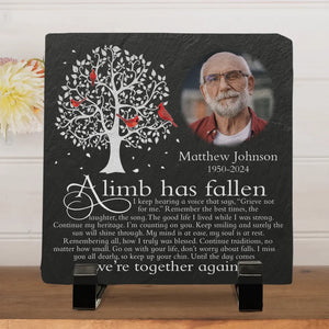 Custom Photo Remember The Best Times - Memorial Personalized Custom Square Shaped Memorial Stone - Sympathy Gift For Family Members