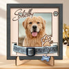 Custom Photo Your Spirit Will Always Be With Me - Memorial Personalized Custom Pet Loss Sign, Collar Frame - Sympathy Gift For Pet Owners, Pet Lovers