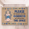 Yoga Is My Therapy - Yoga Personalized Custom Home Decor Decorative Mat - House Warming Gift For Yoga Lovers
