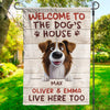 Home Of Barking Security And Unconditional Love - Dog Personalized Custom Flag - Gift For Pet Owners, Pet Lovers
