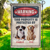 Alert, Furry Agents Watching You - Dog & Cat Personalized Custom 3D Inflated Effect Printed Flag - Gift For Pet Owners, Pet Lovers