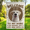 Furry Friends Make The Best Hosts - Dog Personalized Custom Flag - Gift For Pet Owners, Pet Lovers