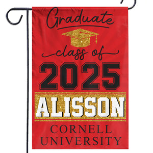 New Beginnings, Endless Possibilities - Family Personalized Custom Flag - Graduation Gift For Family Members, Siblings, Brothers, Sisters