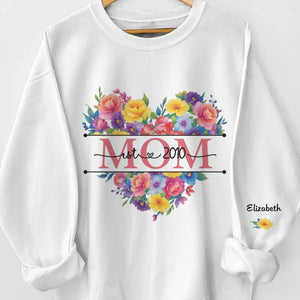 You Are Our Sunshine - Family Personalized Custom Unisex Sweatshirt, Hoodie With Design On Sleeve - Mother's Day, Gift For Mom, Grandma