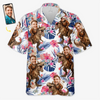 Custom Photo Some Call It Chaos, I Call It A Beach Trip - Funny Personalized Custom Unisex Tropical Hawaiian Aloha Shirt - Summer Vacation Gift, Gift For Family Members, Best Friends, Siblings, Travel Lovers