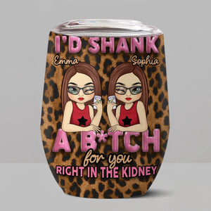 Custom Wine Tumbler - Personalized Gifts For Women - Besties For Every Adventure