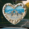 Custom Acrylic Car Ornament - Personalized Anniversary Wedding Gifts For Husband And Wife, Him And Her - Found My Soulmate Under The Sea