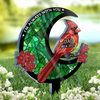 Custom Stain Glass Style Acrylic Garden Stake - Personalized Memorial Sympathy Gifts For Loss Of Mom, Dad - Loved Beyond Words