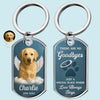 Custom Photo Keychain - Personalized Pet Memorial Gifts For Dogs, Cats - My Guardian Angel