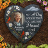 Custom Photo Heart Shaped Memorial Stone - Personalized Memorial Sympathy Gifts For Loss Of Mom, Dad - Still Loving, Still Missing