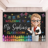 Custom Home Decor Decorative Mat - Personalized Back To School Gifts For Teachers - Where Young Minds Come Alive