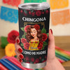 Custom Tumbler - Personalized Hispanic Month Birthday Gifts For Hispanics And Latinos, Women - Strong Like Mi Madre