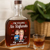 Custom Whiskey Bottle - Personalized Anniversary Wedding Gifts For Husband And Wife, Him And Her, Wine, Bourbon, Whiskey Lovers - Lifetime Contract, No Escape