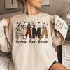 Custom Unisex Sweatshirt, Hoodie With Design On Sleeve - Personalized Halloween Birthday Gifts For Mom, Grandma - Spooky Nights With Loved Ones