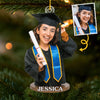 Custom Photo Acrylic Ornament - Personalized Christmas Graduation Gifts For Him, Her - Class Of Champions