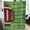 Custom American Football Blanket - Personalized Gift For Birthday, Football Football Lovers, NFL Fans, Sport Lovers, Senior Graduation Gift - My Turf, My Rules