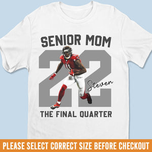 Upload Photo Football Cheer GameDay T-shirt, Hoodie - Personalized Birthday Football Gifts For Mom, American Football Players, Football Lovers, NFL Fans, - American Football Senior GameDay copy