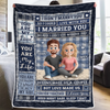 Custom Blanket - Personalized Anniversary Wedding Gifts For Husband And Wife, Him And Her - My Favorite Chapter Is Us