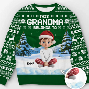 Custom Unisex Ugly Sweatshirt - Personalized Christmas Birthday Gifts For Mom, Grandma - Joyful Hearts Gather This Christmas