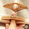 Custom Book Page Holder - Personalized Bookish Gifts For Book Lovers, Bookworms, Readers - Escaping Gravity, One Page At A Time