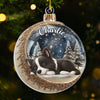 Custom Acrylic Ornament - Personalized Pet Christmas Memorial Sympathy Gifts For Dogs, Cats - Gone But Always In My Heart