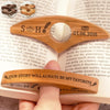 Custom Book Page Holder - Personalized Anniversary Christmas Wedding Gifts For Husband And Wife, Book Lovers, Bookworms - Our Love Reads Like Poetry