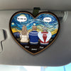 Custom Car Visor Clip - Personalized Memorial Sympathy Gifts For Loss Of Mom, Dad - Always Loved Never Forgotten