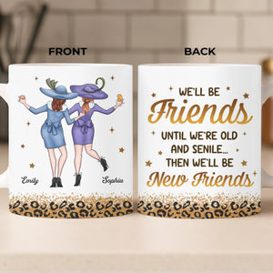 Custom Mug - Personalized Best Friend Birthday Gifts For Women, Besties, Sisters, BFF - You Make My World Loud