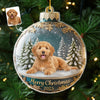 Custom Photo Acrylic Ornament - Personalized Christmas Birthday Gifts For Dog Cat Lovers, Dog Dad And Mom, Cat Owners - Merry Woofmas From The Goodest Pup