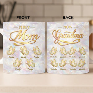 Custom 3D Inflated Effect Printed Mug - Personalized Mother's Day Birthday Gifts For Mom, Grandma - First My Mom, Forever My Hero