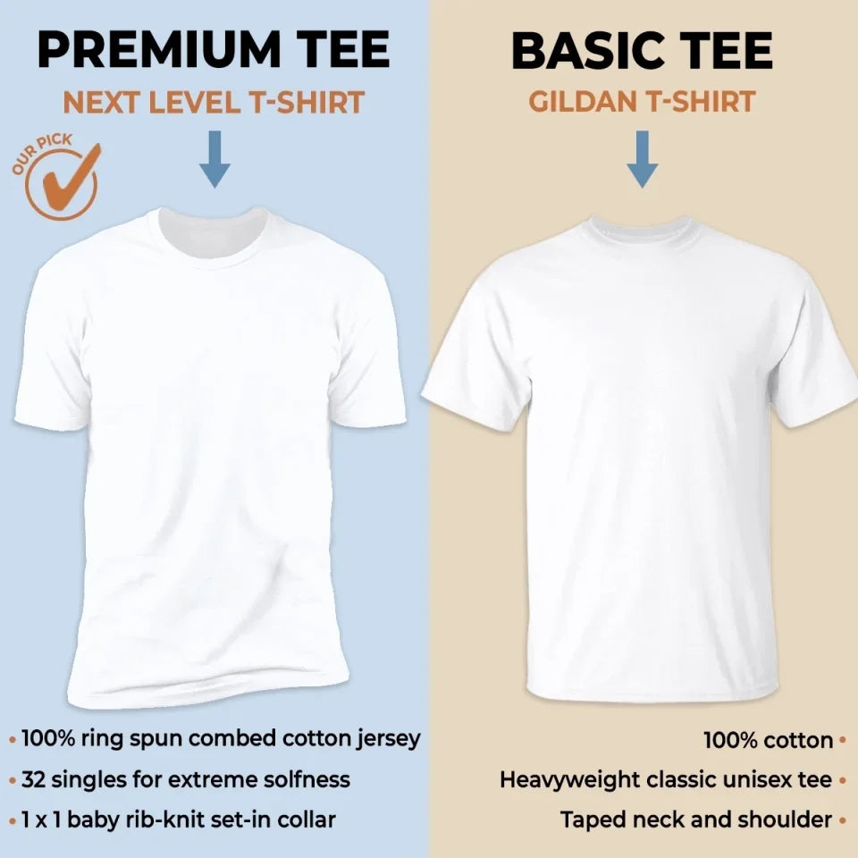 Custom Unisex T-Shirt, Premium T-shirt, Hoodie - Personalized Father's Day, Birthday Gifts For Dad, Grandpa - Happy Father’s Day From Your Favorite Son