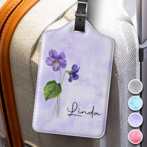 May You Blossom Like A Flower - Bestie Personalized Custom Luggage Tag - Holiday Vacation Gift, Gift For Best Friends, BFF, Sisters
