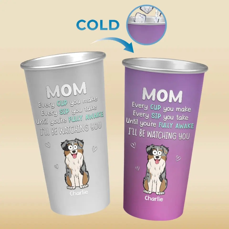 Thanks For Picking Up Our Poo - Dog Personalized Custom Aluminum Changing Color Cup - Gift For Pet Owners, Pet Lovers