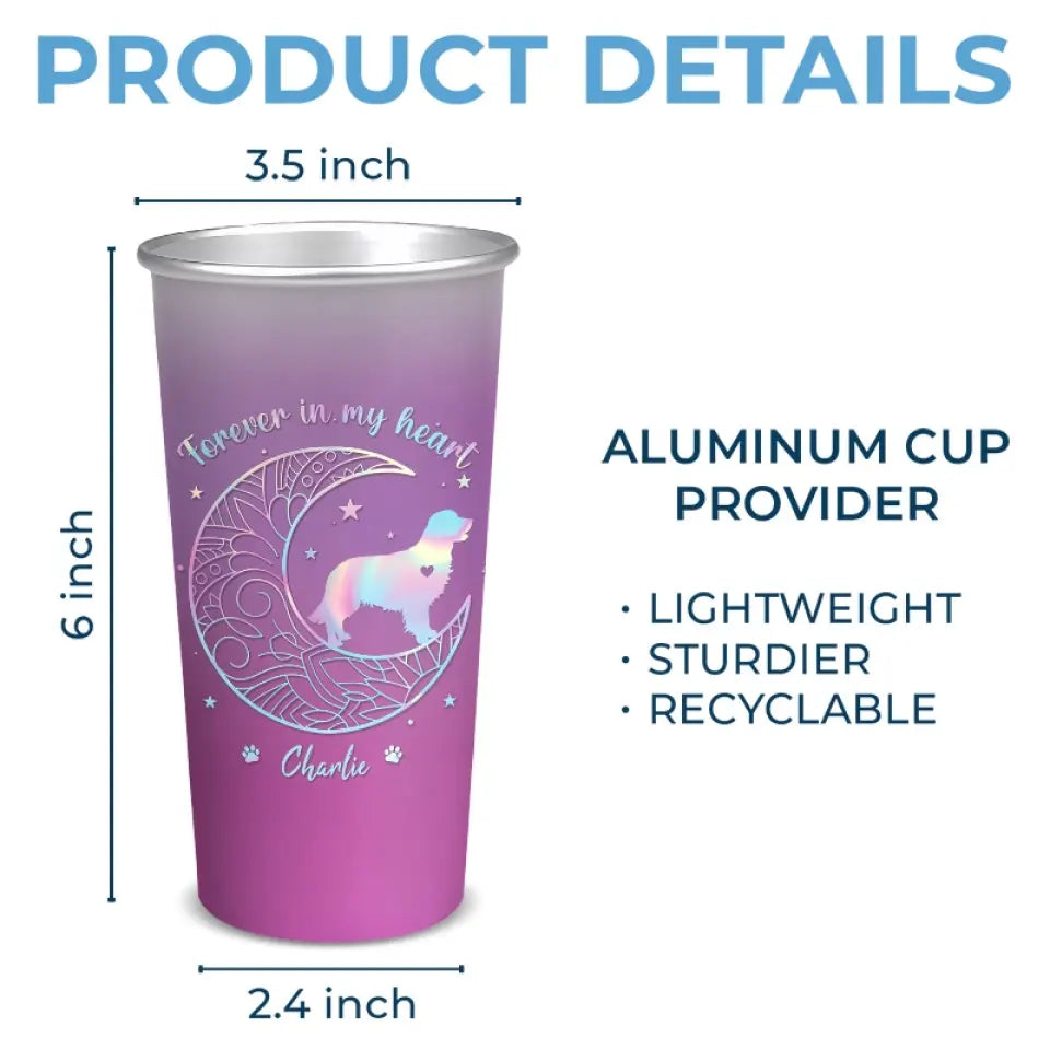 I'm Always With You - Memorial Personalized Custom Aluminum Changing Color Cup - Sympathy Gift For Pet Owners, Pet Lovers