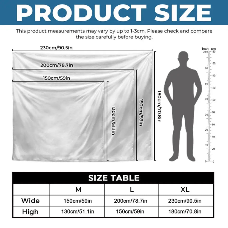 I'm Mostly Peace, Love And Light - Yoga Personalized Custom Tapestry - Gift For Yoga Lovers