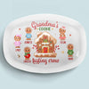 Grandma's Cookie Tasting Crew - Family Personalized Custom Platter - Christmas Gift For Mom, Grandma
