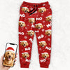 Custom Photo Furry Friends Make Christmas Bright - Dog & Cat Personalized Custom Unisex Sweatpants - Christmas Gift For Pet Owners, Pet Lovers