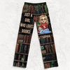 Just A Girl Who Loves Books - Personalized Custom Pajama Pants - Christmas Gift For Book Lovers