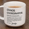 Master Of Chaos - Coworker Personalized Custom Printed Pottery Mug - Gift For Coworkers, Work Friends, Colleagues