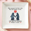 You're My Penguin - Couple Personalized Custom Jewelry Dish - Gift For Husband Wife, Anniversary