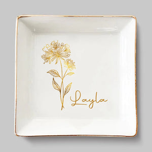 Love Is Beautiful, Friendship Is Better - Bestie Personalized Custom Jewelry Dish - Gift For Best Friends, BFF, Sisters