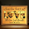 Custom Photo In You, I've Found My Forever - Couple Personalized Custom Frame Light Box - Gift For Husband Wife, Anniversary