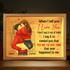 You Are The Best Thing - Couple Personalized Custom Frame Light Box - Gift For Husband Wife, Anniversary