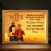 Two Hearts, One Soul - Couple Personalized Custom Frame Light Box - Gift For Husband Wife, Anniversary