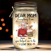 Mom, You Are My Everything - Family Personalized Custom Mason Jar Light - Gift For Mom, Daughter