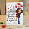 I Love Building A Life With You - Couple Personalized Custom Vertical Rectangle Shaped Building Brick Blocks - Gift For Husband Wife, Anniversary