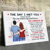 You Complete Me, Always And Forever - Couple Personalized Custom Horizontal Canvas - Gift For Husband Wife, Anniversary